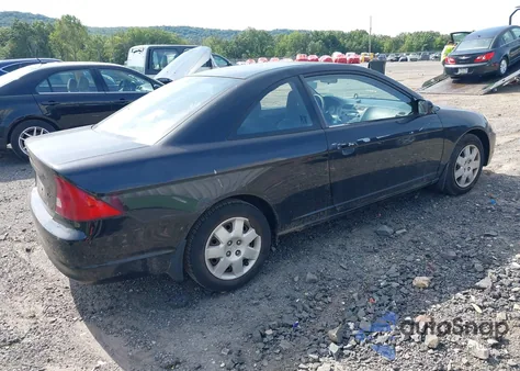 2002 Honda Civic Ex z USA, uszkodzony, nr VIN 1HGEM22982L093399